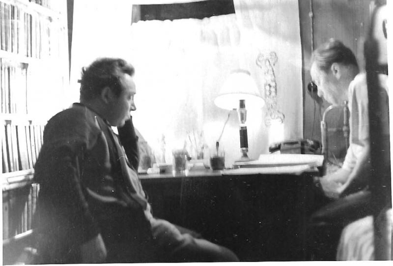 Николай Воронов и Виктор Астафьев. 1961 год